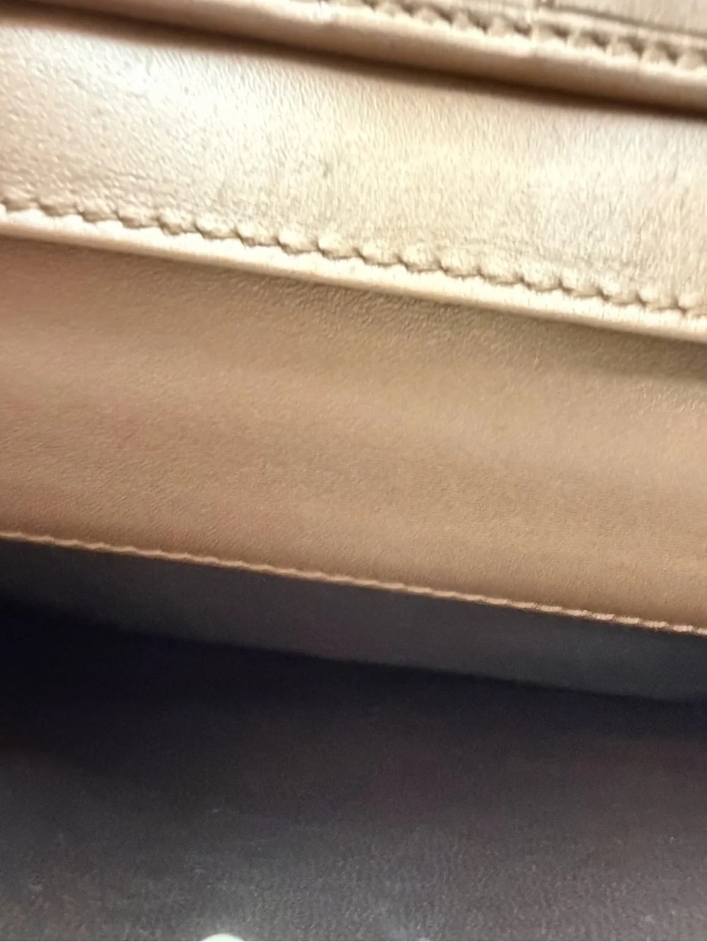 Gucci Metallic Pink Guccissima Leather Wallet w/ Gold Chain